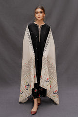 URGE -  – Luxury Embroidered 3-Piece in DHANAK UNSTICED