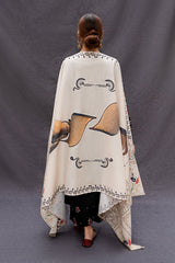 URGE -  – Luxury Embroidered 3-Piece in DHANAK UNSTICED