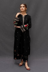 URGE -  – Luxury Embroidered 3-Piece in DHANAK UNSTICED