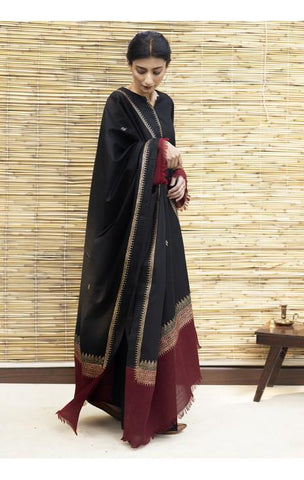 DYOT-3PC DHANAK – Elegant Embroidered Suit – 6008