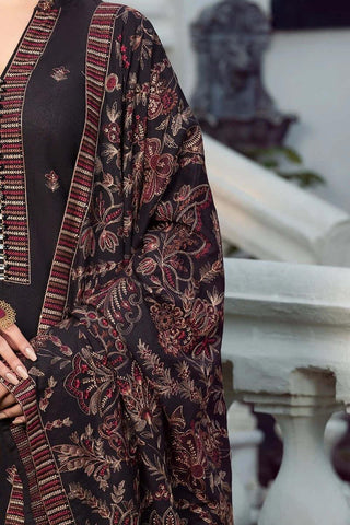 Dhanak-3PC Embroidered Shirt with Dhanak Embroidered Shawl-