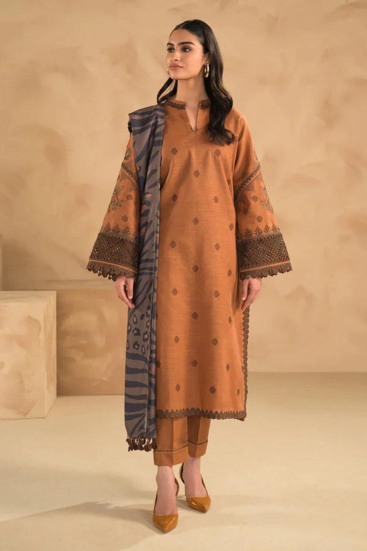 ASLINE– Luxury Embroidered 3-Piece in DHANAK