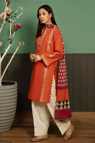 ASLINE– Luxury Embroidered 3-Piece in DHANAK