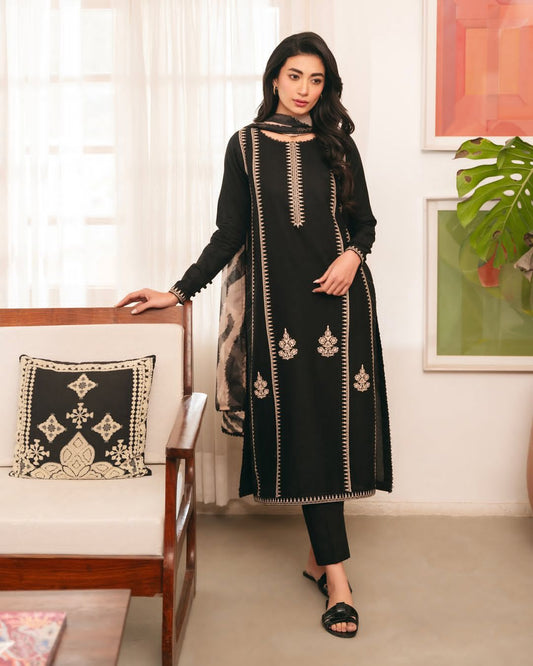 MAHMAR Dhanak FABRIC 3PC Unstiched