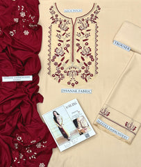 ASLINE– Luxury Embroidered 3-Piece in DHANAK