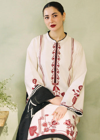 Coco By Zara Shahjahan Embroidered Unstitched 3 Piece Suit - ZSJ24CL 3A GUL MOHAR