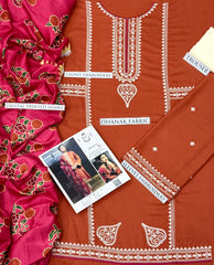 ASLINE– Luxury Embroidered 3-Piece in DHANAK