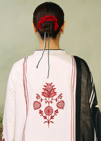 Coco By Zara Shahjahan Embroidered Unstitched 3 Piece Suit - ZSJ24CL 3A GUL MOHAR