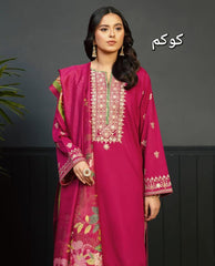 ASLINE– Luxury Embroidered 3-Piece in DHANAK
