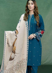URGE -  – Luxury Embroidered 3-Piece in DHANAK UNSTICED