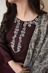 ASLINE– Luxury Embroidered 3-Piece in DHANAK